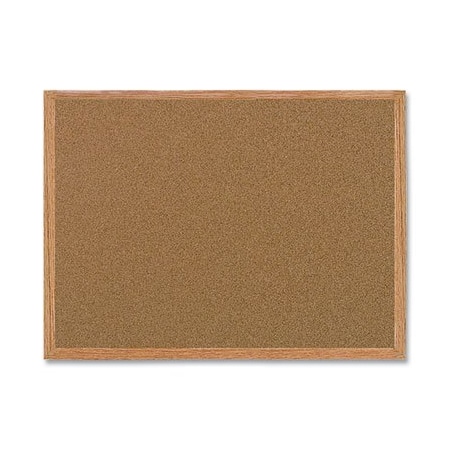 Bi-Silque MasterVisi, Value Cork Bulletin Board With Oak Frame, 24 X 36, Natural MC070014231